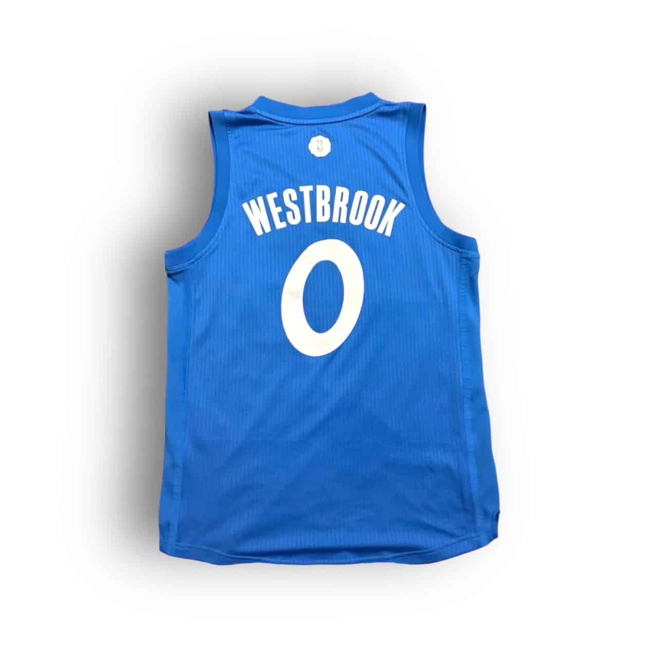 Russell Westbrook 2016 Christmas Game Edition Adidas Swingman Jersey Blue -  Hoop Jersey Store, image size:1280x1280