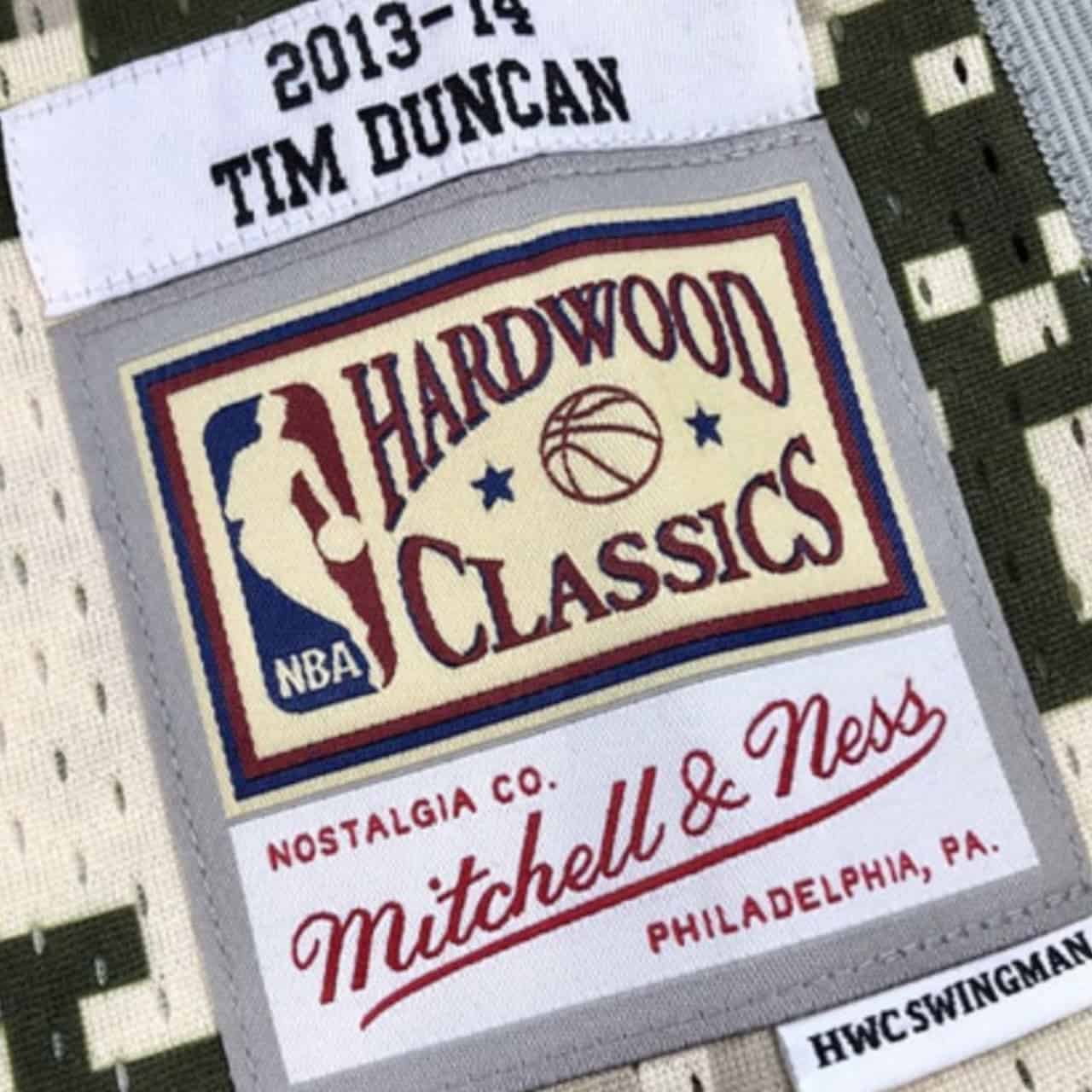 Maillot NBA Swingman San Antonio Spurs Tim Duncan 2013 Par Mitchell & Ness