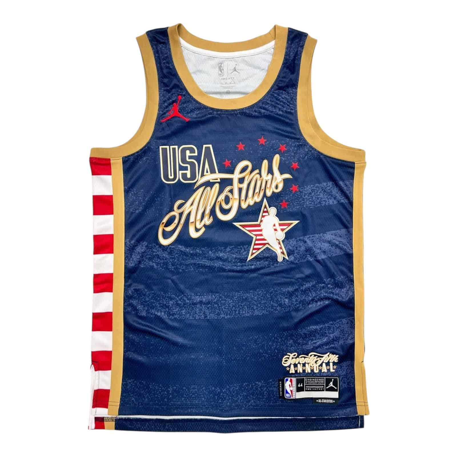 Stephen Curry 2026 NBA All-Star Game USA Stripes Nike Swingman